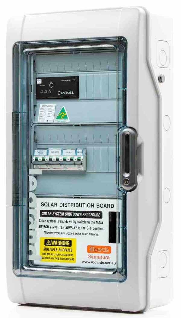iBoards 2 Phase Outdoor Single Relay Solar Distribution Board